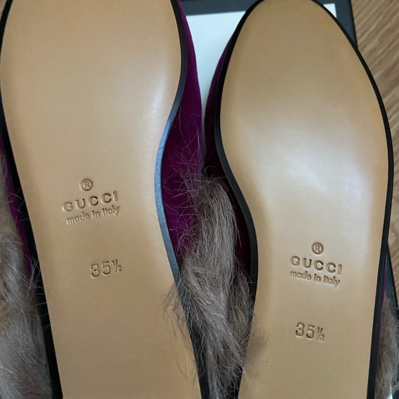 ‼️SOLD‼️Gucci Princetown Velvet Slipper - Picture 3 of 3